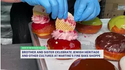 Brother and sister celebrate Jewish heritage and other cultures at Martine's Fine Bake Shoppe