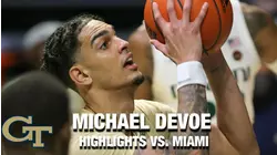 Georgia Tech's Michael DeVoe Shoots The Lights Out In South Beach