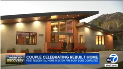 First residential home in Eaton Fire burn zone completed
