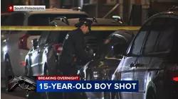 15-year-old shot while sitting on front stoop in South Philadelphia