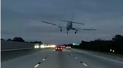 Video: Plane Crashes on Top of Moving Car on Florida Highway