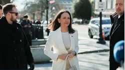 Venezuelan opposition leader presented Nobel Prize to Trump during meeting