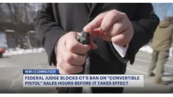 Judge blocks state's new 'convertible pistol' ban hours before it was to take effect