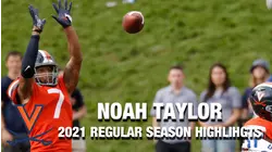 Noah Taylor 2021 Regular Season Highlights | Virginia LB