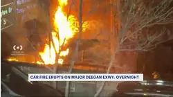 Citizen app video captures vehicle fire in Morris Heights