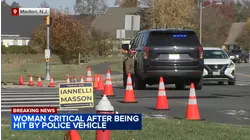 Woman critically hurt after being struck by Maple Shade police vehicle in Marlton