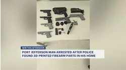 Multiple 3D-printed gun parts seized from Port Jefferson man's home