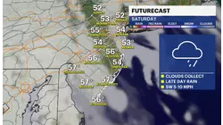 Cloudy skies for Saturday before evening rain in New Jersey