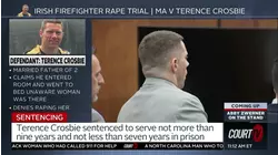 Irish Firefighter Terence Crosbie Sentenced for Rape