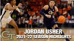 Jordan Usher Regular Season Highlights | Georgia Tech Guard