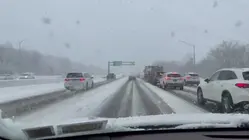 Snow causing travel problems across Long Island; roads, rails and airports affected