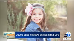 Experimental gene therapy treatment created at UCLA gives 'bubble girl' a new life