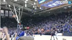 Duke's Zion Williamson Rocks The Rim With Thunderous Dunk