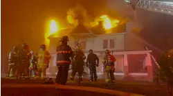 Fire destroys home in downtown Carthage