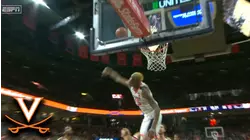 Virginia's Mamadi Diakite With 2 Big Blocks In 1 Play