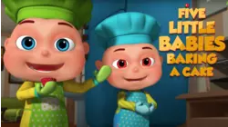 Five Little Babies Baking A Cake