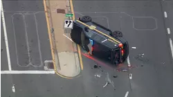 Chopper 6 was over crash involving Delaware state trooper