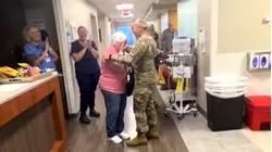 Military Member Surprises Grandma on Her Last Day of Chemo