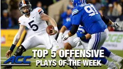 2021 ACC Football Top 5 Offensive Plays Of The Week: Week 9