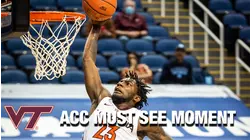 Virginia Tech's Tyrece Radford With A Picturesque Dunk | ACC Must See Moment