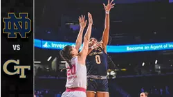 Notre Dame vs. Georgia Tech Women's Basketball Highlights (2021-22)