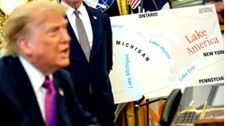 Trump signs executive order to change the name of Lake Ontario to 'Lake America'