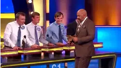 Dave's answer shocks the audience... and his wife! | Family Feud