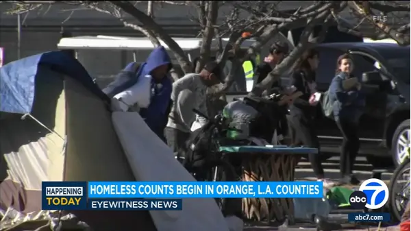 Homeless count gets underway as volunteers fan out across LA County ...