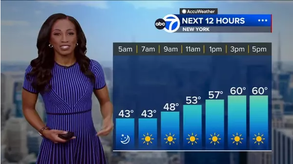 AccuWeather: Pleasant Sunshine - ABC7 New York | Xumo Play