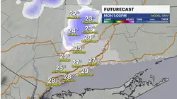 Light snow possible Monday in Connecticut before midweek warmup