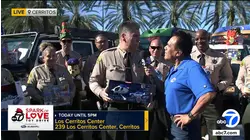 Sheriff Luna, deputies bring generous gifts to Spark of Love toy drive