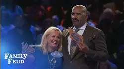 Ellen and Stacy give it a shot! | Family Feud