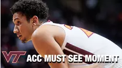 Virginia Tech's Keve Aluma Dominates End Of Half | ACC Must See Moment