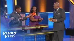 Date spun a YARN... FOR REAL!!! | Family Feud