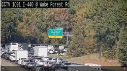 Crashes on I-440 East and West causes major backup in Raleigh