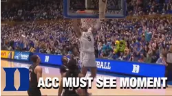 Duke's Mark Williams' Sweet Feed Sets Up Paolo Banchero's Dunk | ACC Must See Moment