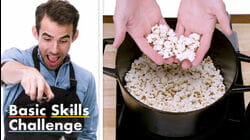 50 People Try to Make Stovetop Popcorn