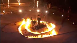 Escape Artist Sets Himself on FIRE! | Got Talent Global