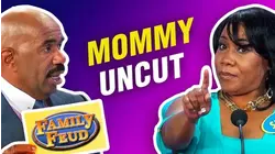 MOMMY! (UNCUT) Steve Harvey says "I QUIT!" on Family Feud!