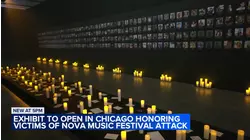 Exhibit depicting Oct. 7 attack at Israel musical festival in Chicago