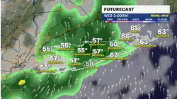 Quick round of overnight rain will create wet roads for morning commute