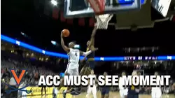 Virginia End First Half With A Block & And-1 | Must See Moment