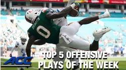 2021 ACC Football Top 5 Plays Of The Week: Week 4