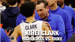 Virginia's Kihei Clark's Amazing 1st Half Shooting Display