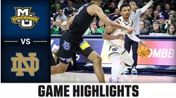 Marquette vs. Notre Dame Men's Basketball Highlights (2022-23)
