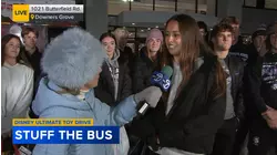 Downers Grove North HS students help Stuff The Bus