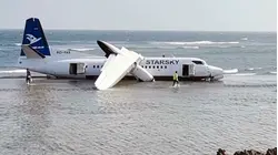 Passenger Plane in Somalia Overshoots Runway, Lands in Ocean