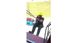 Sheldon firefighter faced his fear of heights head-on and the world watched in awe