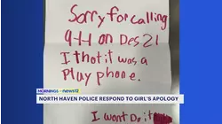 Connecticut girl's apology goes viral after accidental 911 call