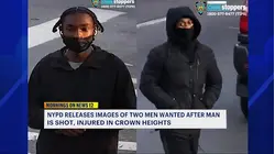 Two men wanted for shooting in Crown Heights